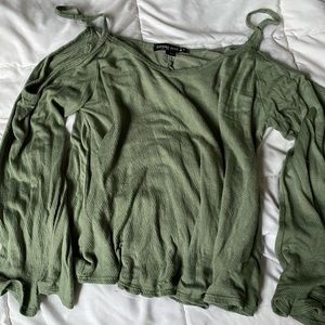 Green blouse